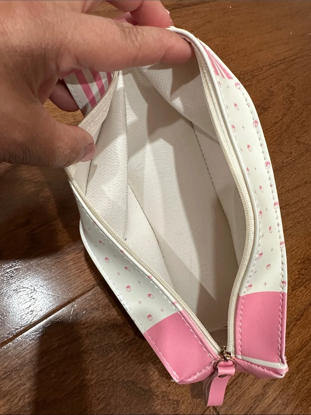 CHOBABI kawaii Strawberry Milk Cartoon Pencil Case - Pink